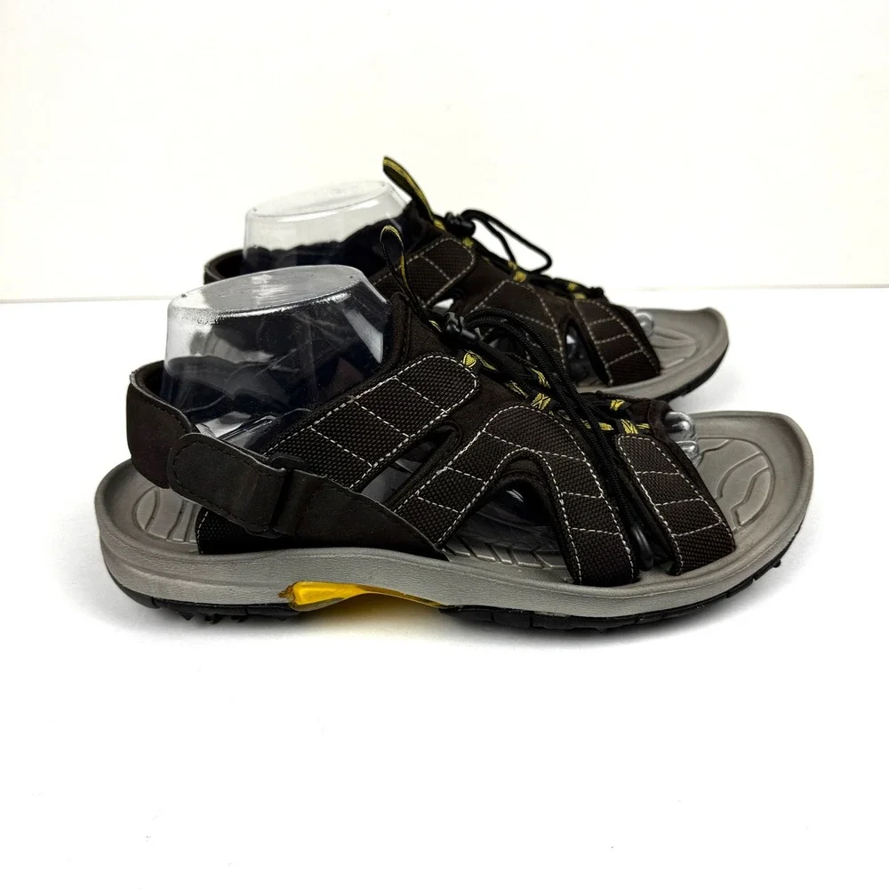 FootJoy GreenJoys Mens Golf Sandals Brown Size 10 Cleats Excellent Style 45697